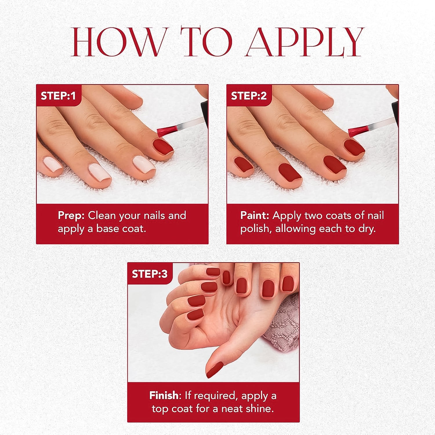 Beauty Red Glow Matte Nail Lacquer Beauty Red Glow Matte Nail Lacquer